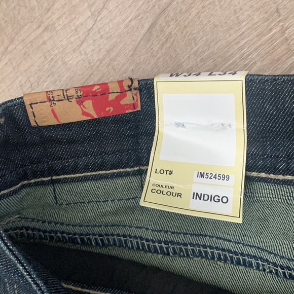 Parasuco Jeans Size 34 X 34 Indigo Mens - Picture 6 of 10